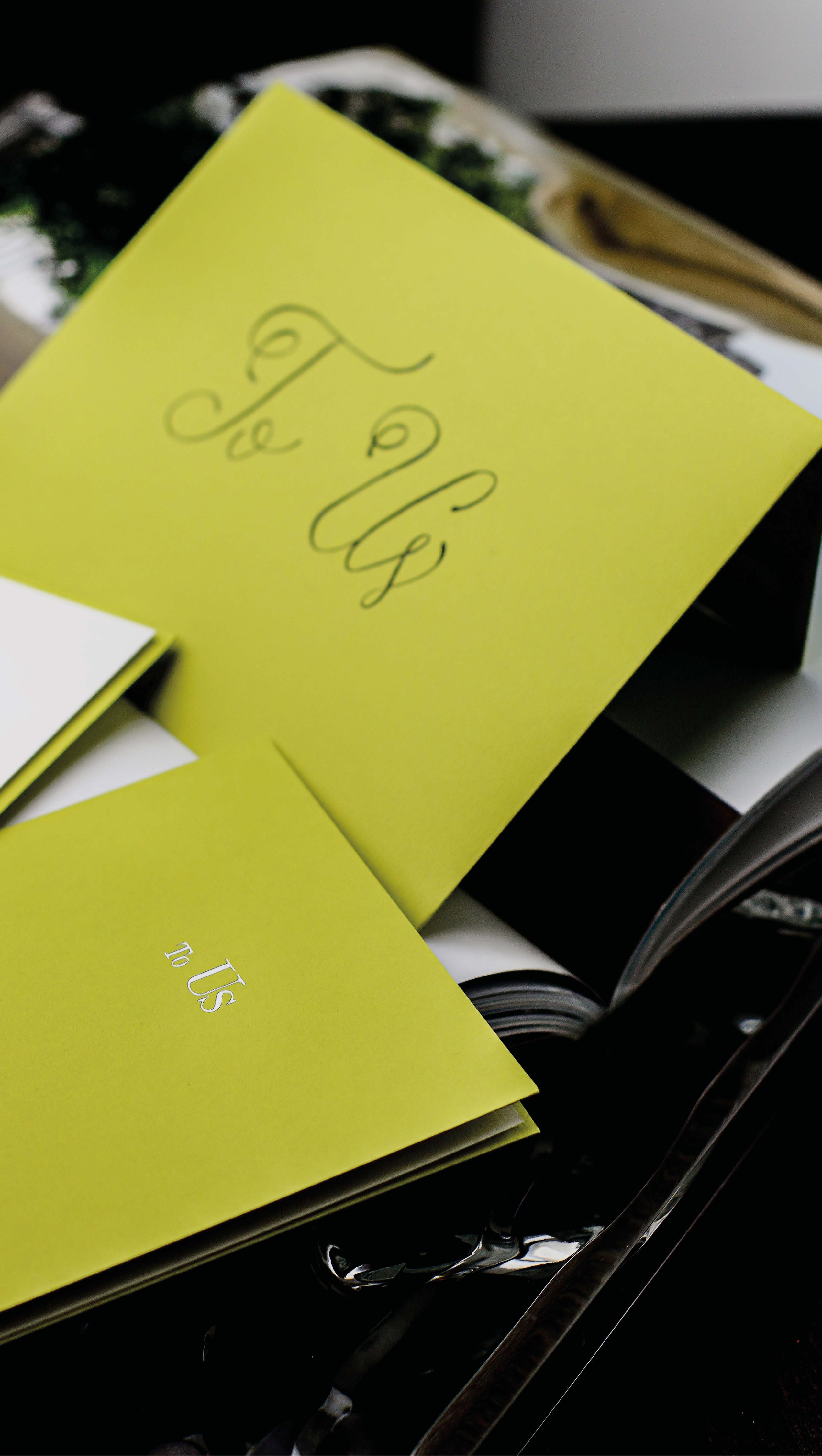 To Us, Luxury Greeting Card - Story of Elegance