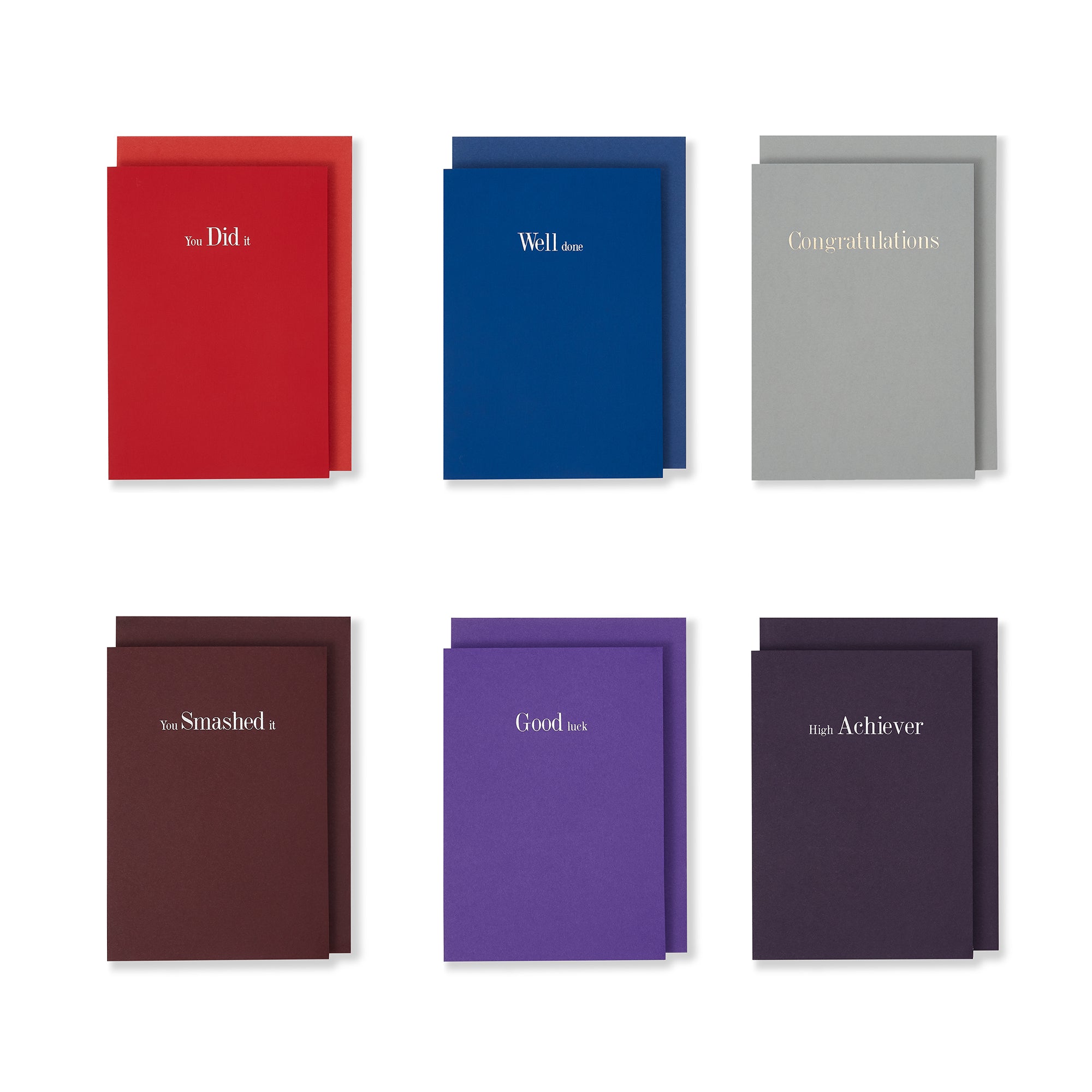 Achievement Signatures, Set of 6 Card Bundle