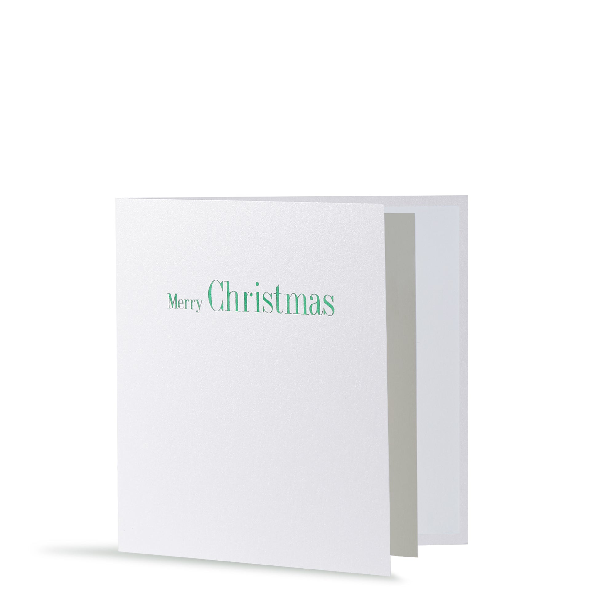 Merry Christmas Green Foiled Mini Cards-Story of Elegance