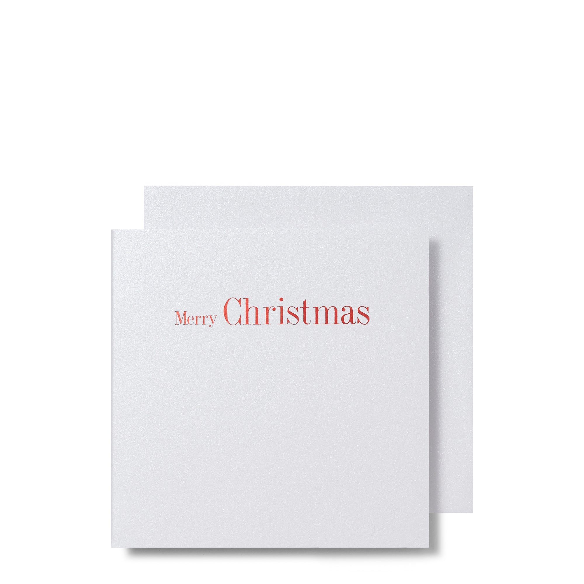 Merry Christmas Red Foiled Mini Cards-Story of Elegance