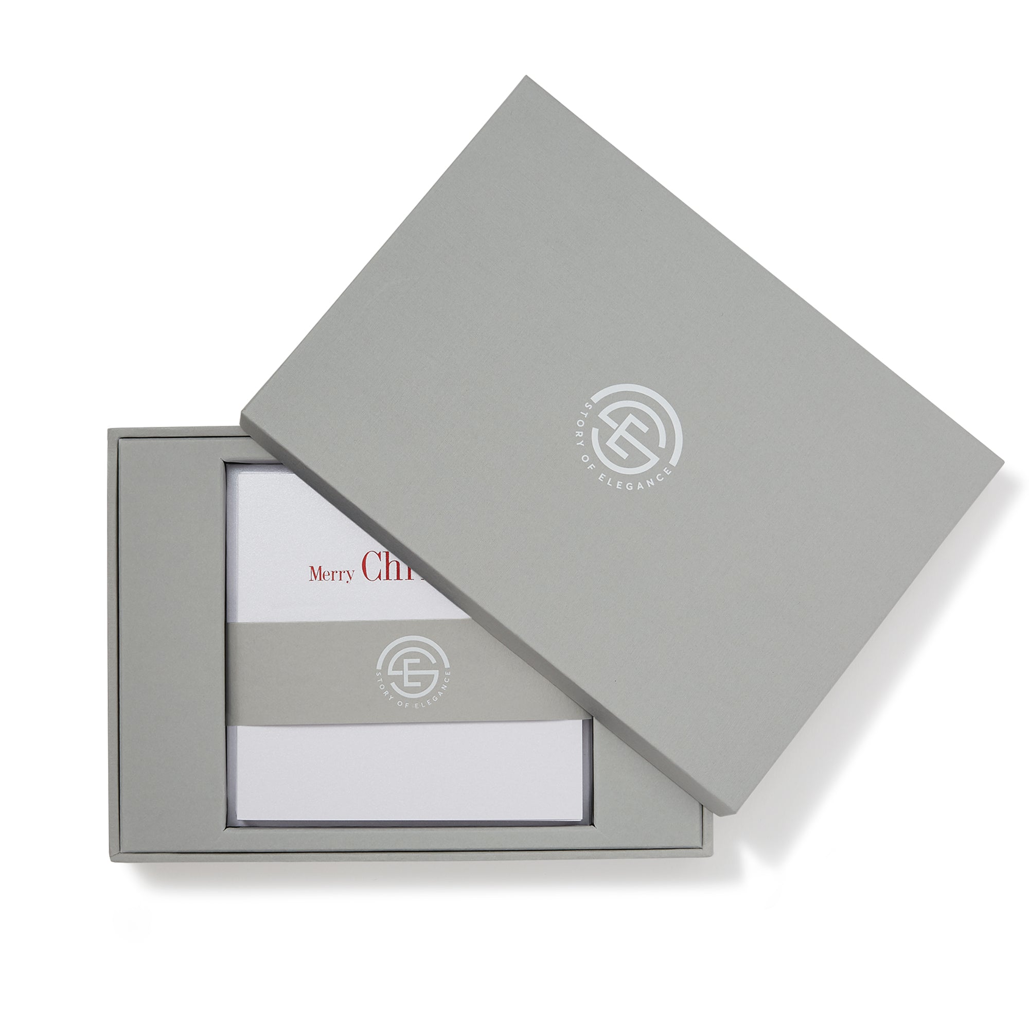 Merry Christmas Red Foiled Mini Cards-Story of Elegance