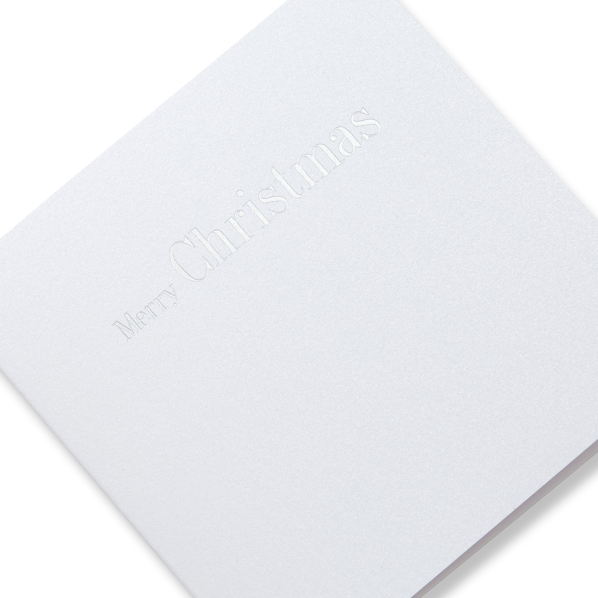 Merry Christmas Silver Foiled Mini Cards-Story of Elegance