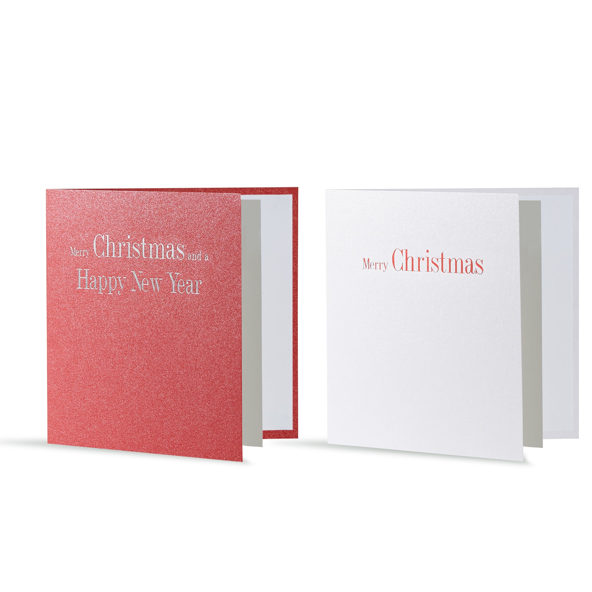 Red Metallics Mini Cards, Set of 8