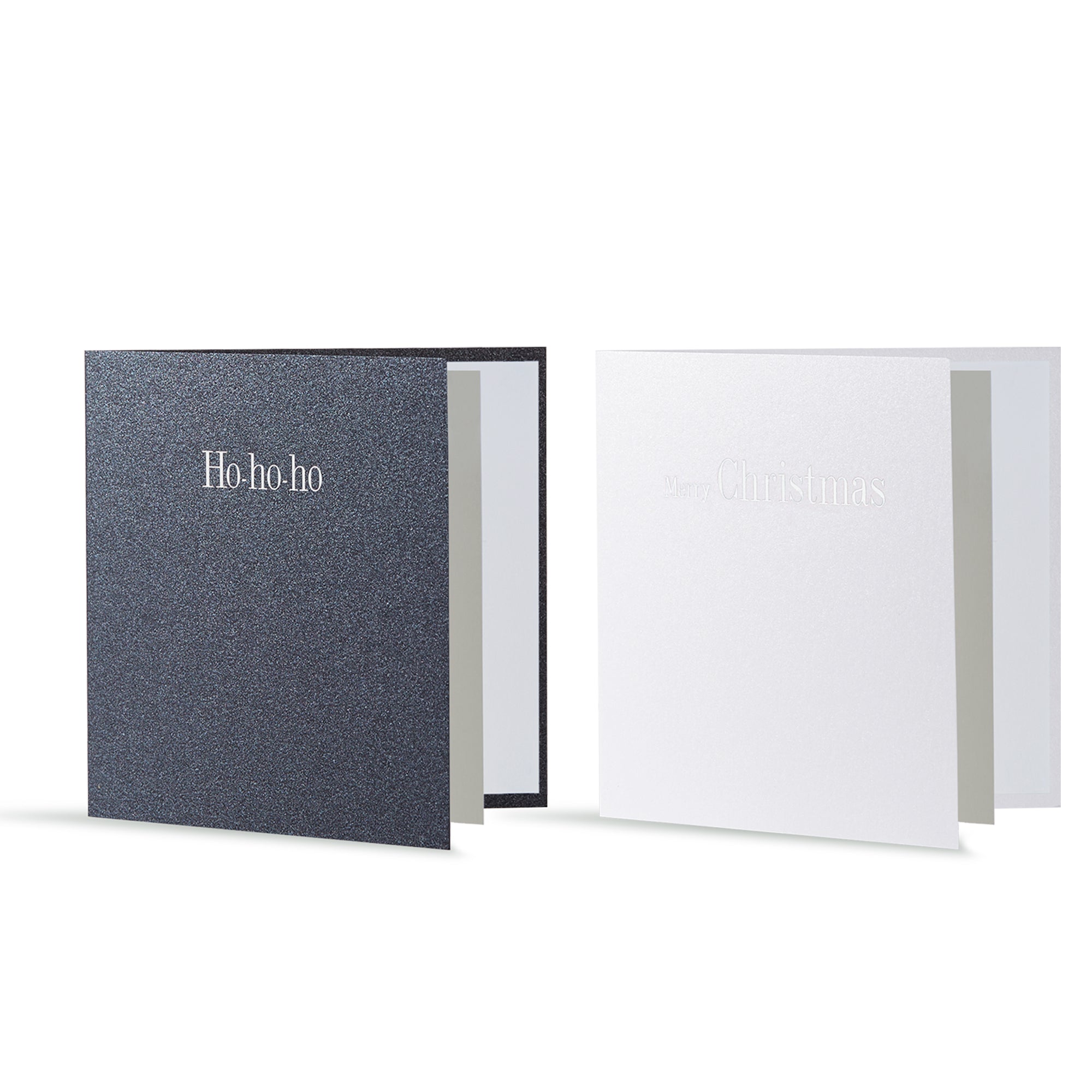 Silver Metallics Foiled Duo Mini Cards, Set of 8