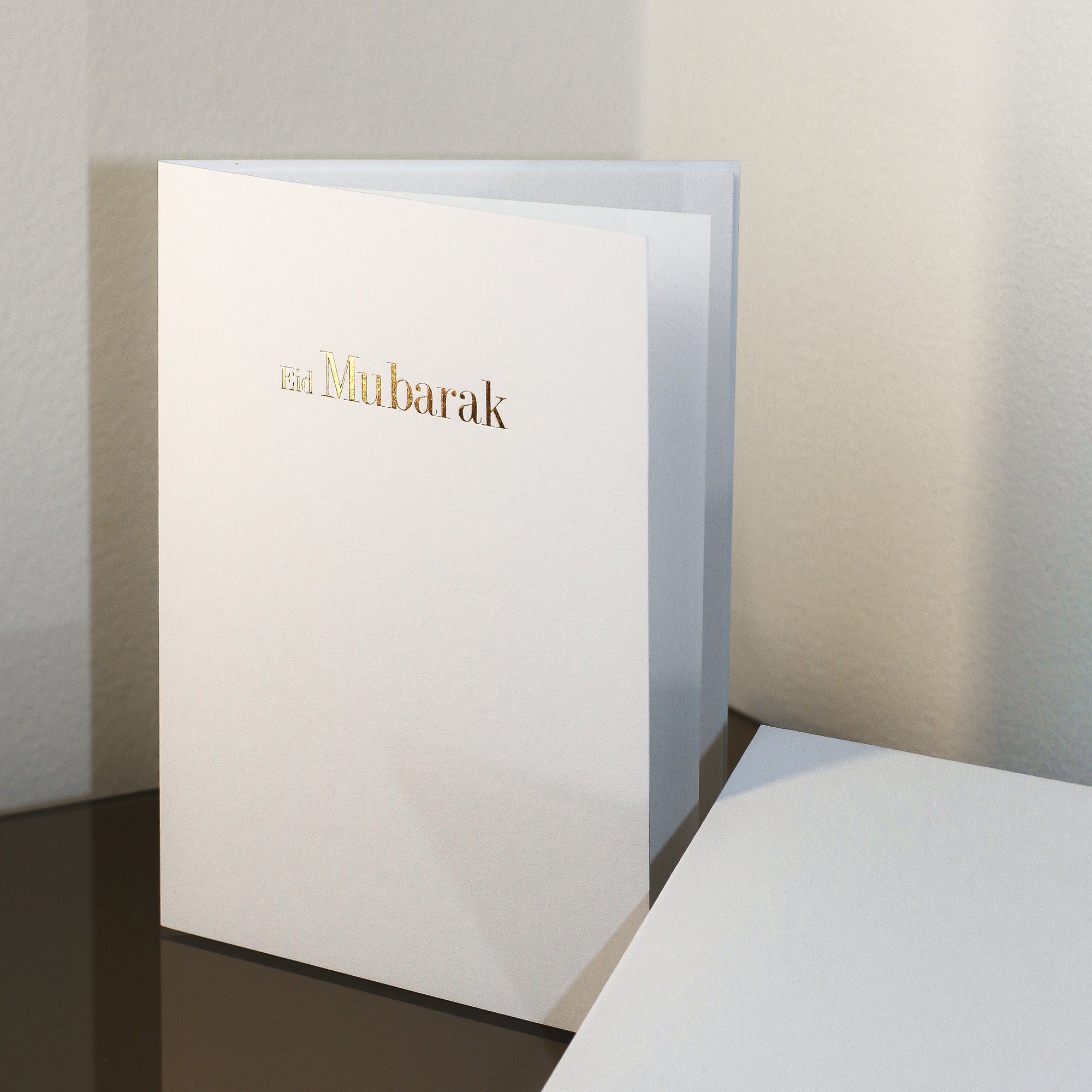 Eid Mubarak Card, White