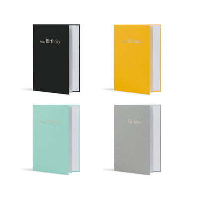 Happy Birthday Signatures, Set of 4 Card Bundle