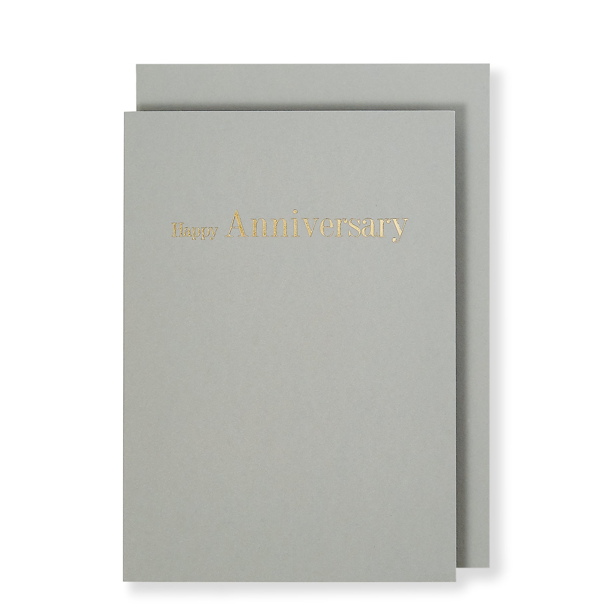 Happy Anniversary Card, Grey