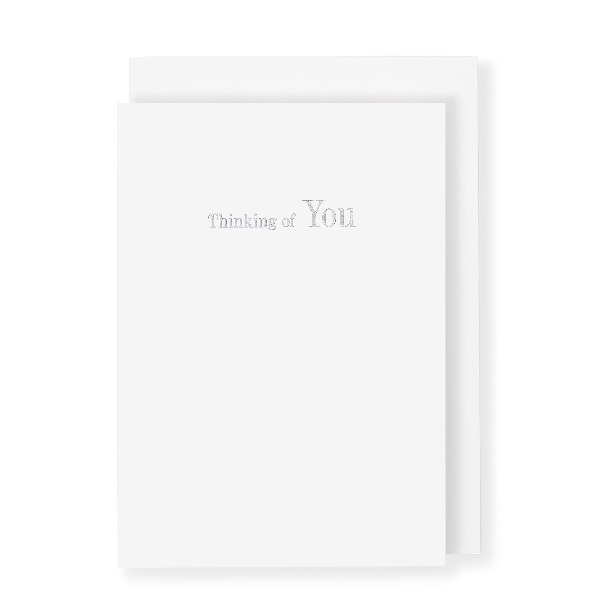 Thinking of You Card, White