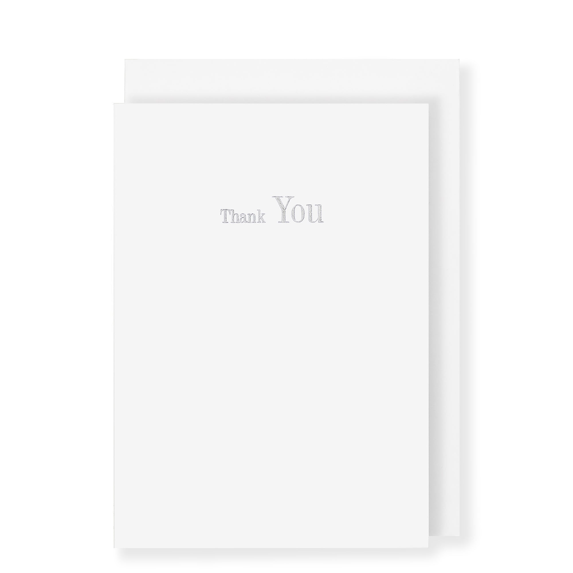 Thank You Card, White