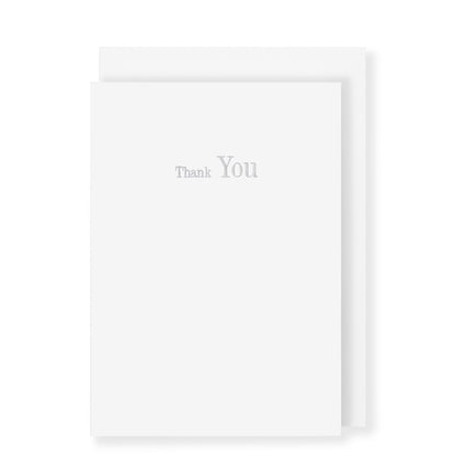 Thank You Card, White