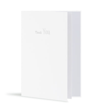 Thank You Card, White