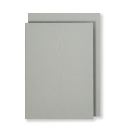 1st Birthday Milestone Anniversary Card, Grey