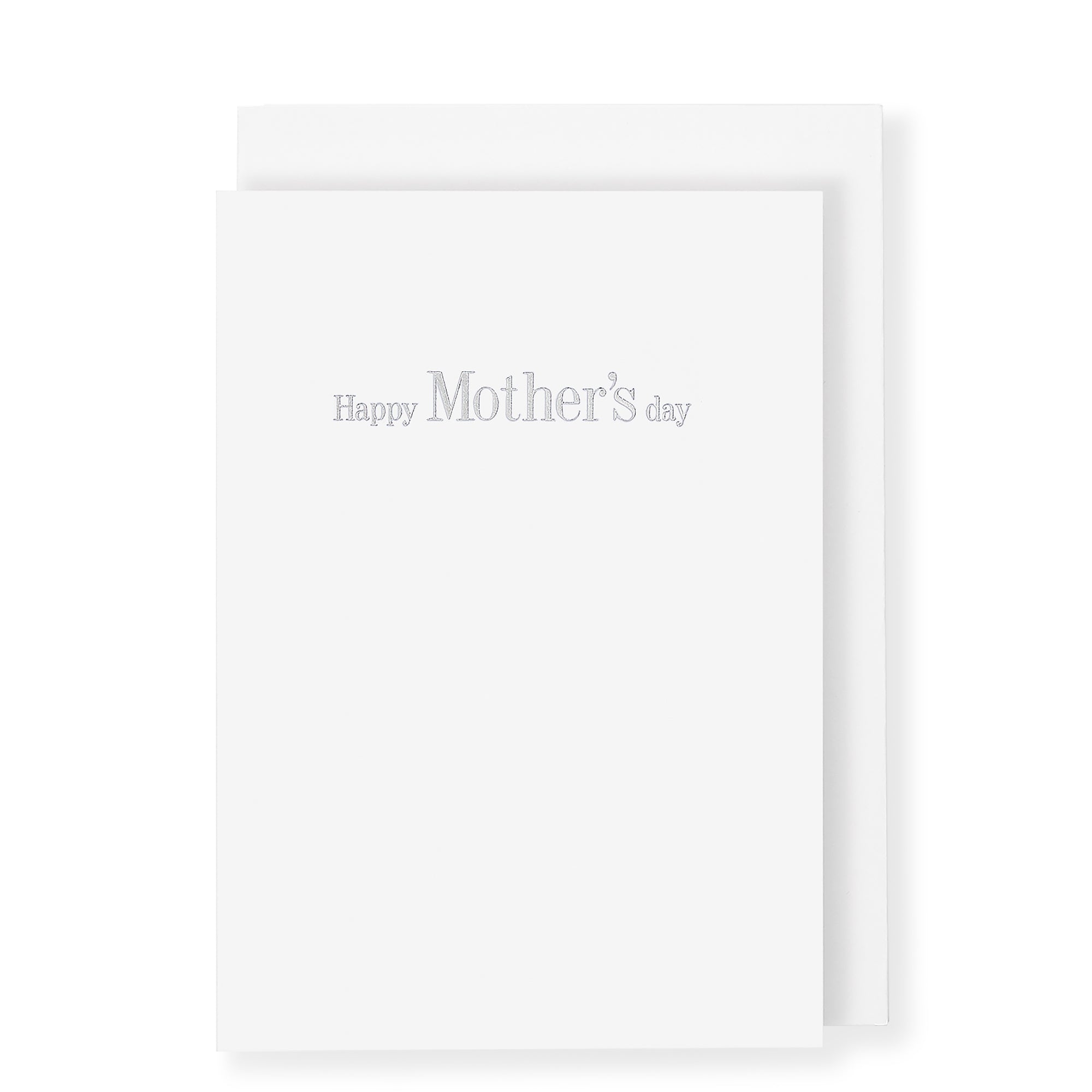 Happy Mother's Day Card, White