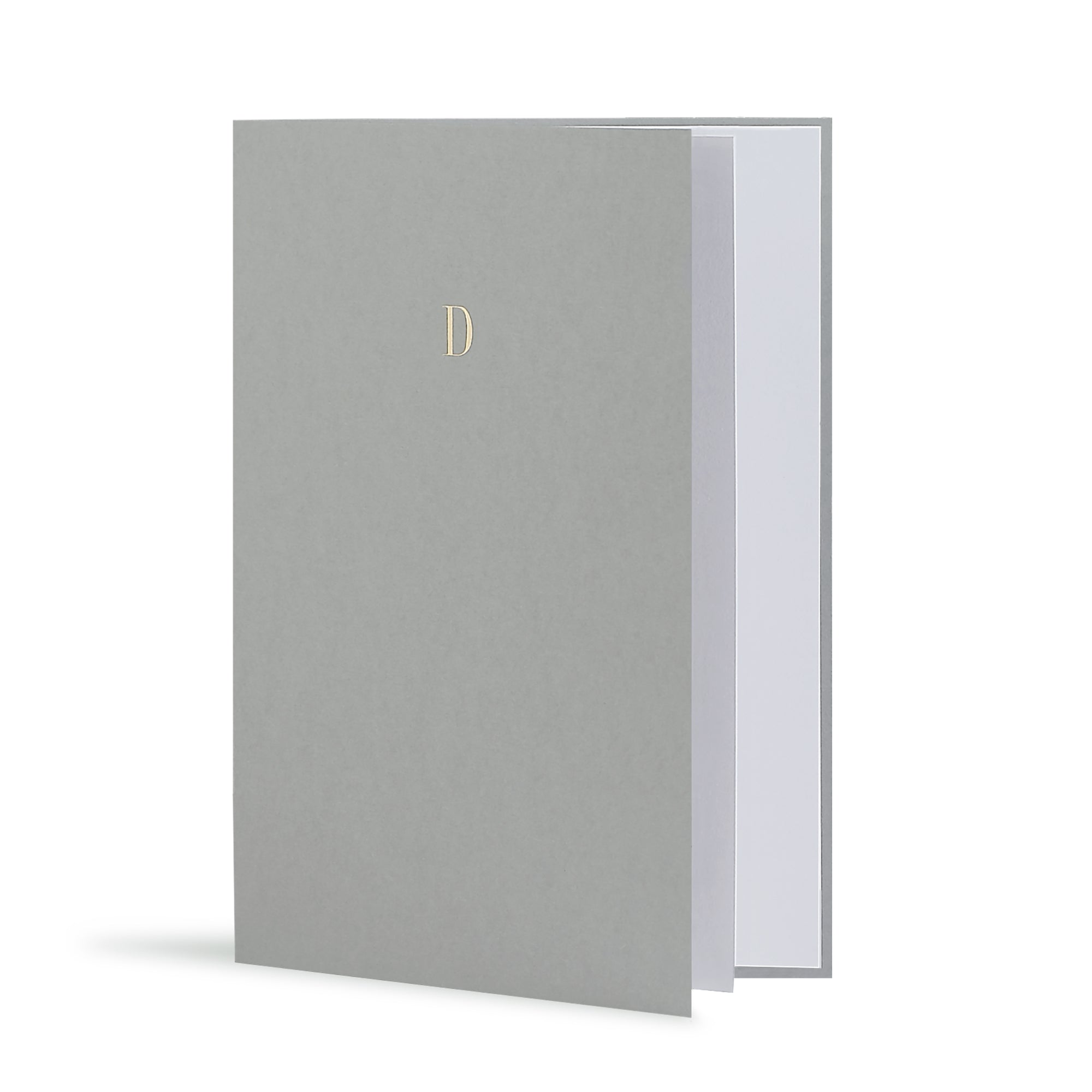 D Greeting Card in Grey, Side | Story of Elegance