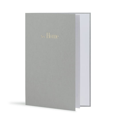 New Home Greeting Card in Grey, Side