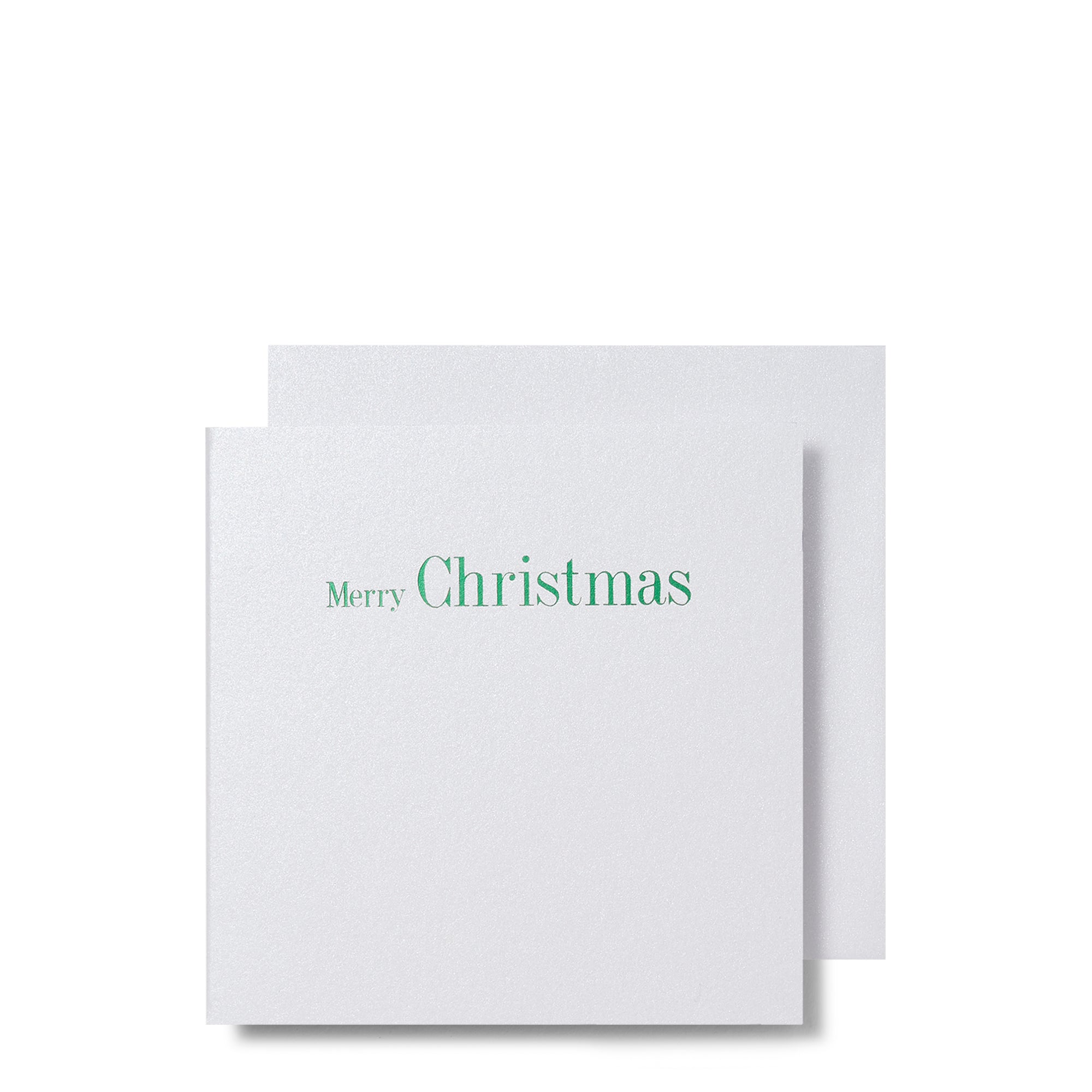 Merry Christmas Green Foiled Mini Cards-Story of Elegance