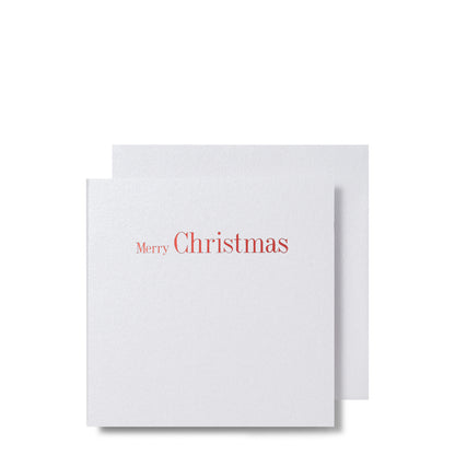 Merry Christmas Red Foiled Mini Cards-Story of Elegance