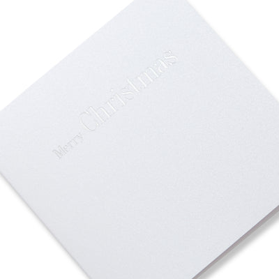 Merry Christmas Silver Foiled Mini Cards-Story of Elegance