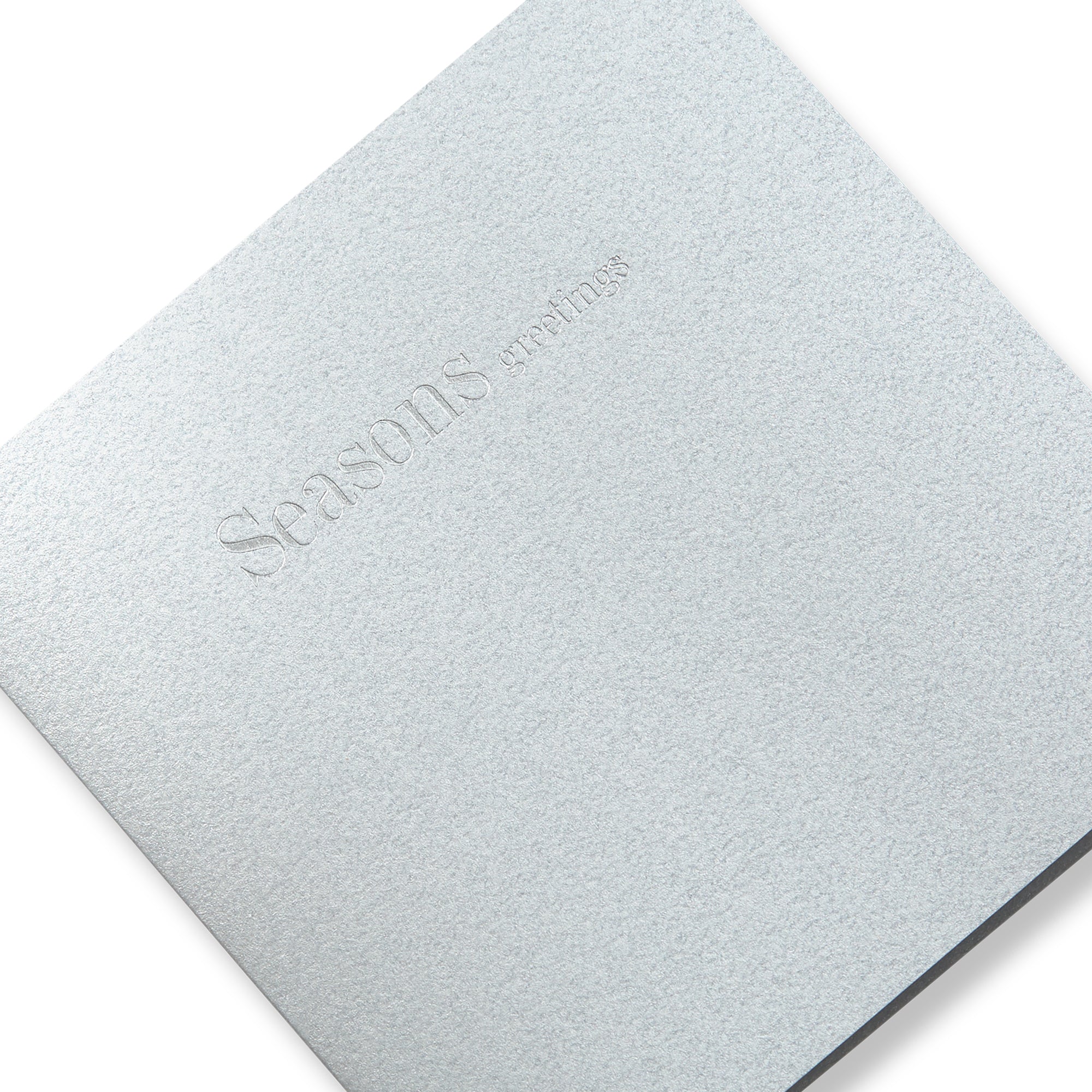 Seasons Greetings Silver Mini Cards-Story of Elegance