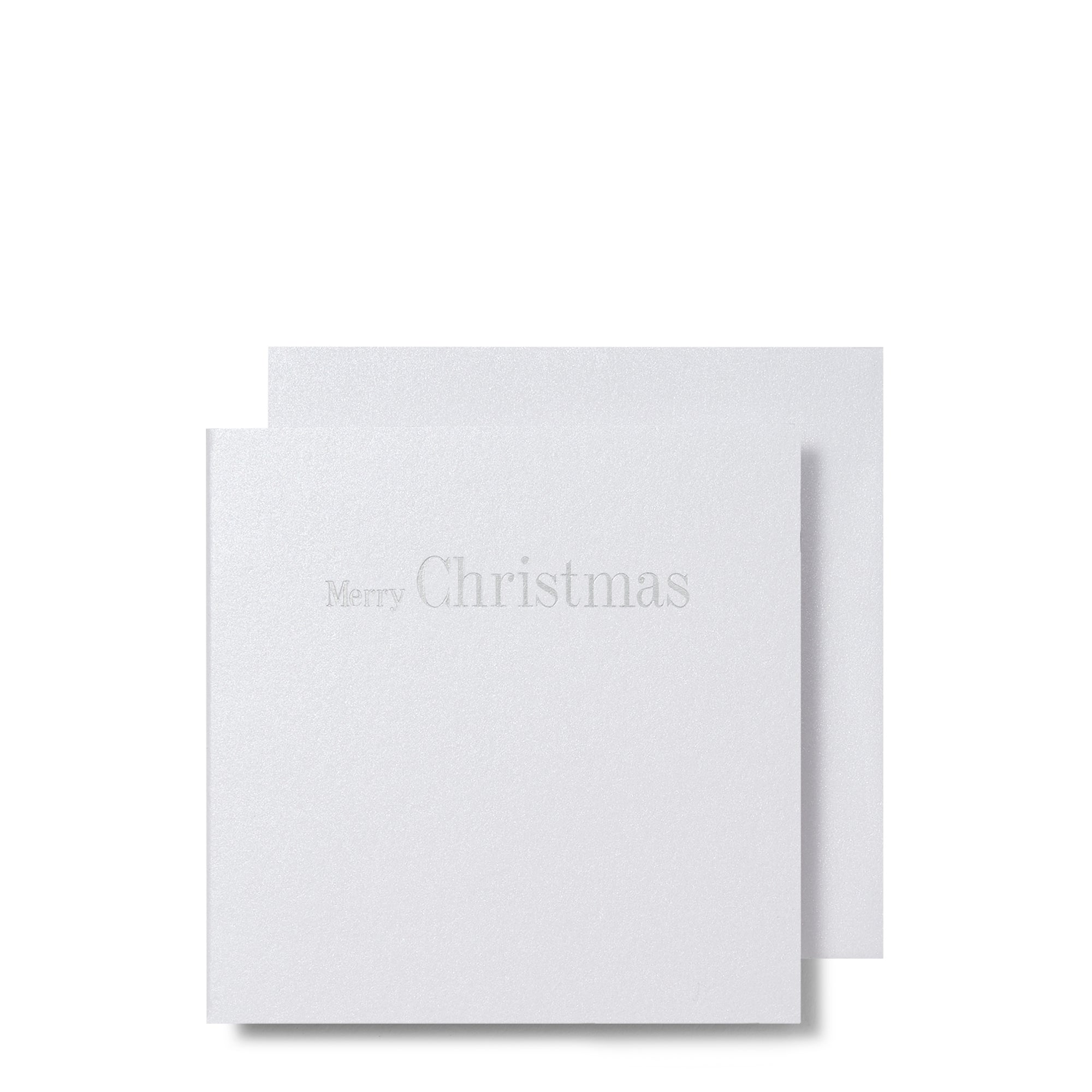 Merry Christmas Silver Foiled Mini Cards-Story of Elegance