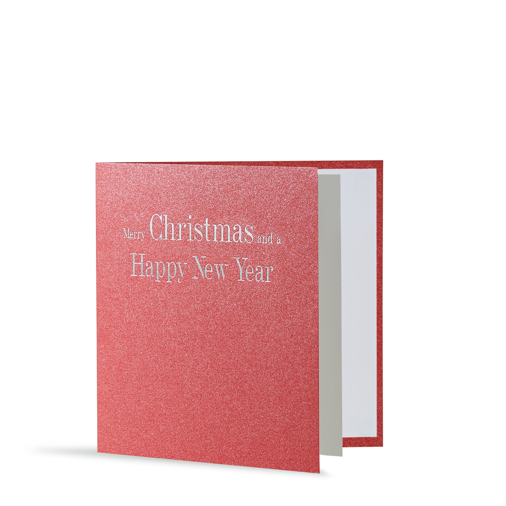 Christmas and New Year Silver Foiled Mini Cards, Side | Boxed Set of 6 | Story of Elegance
