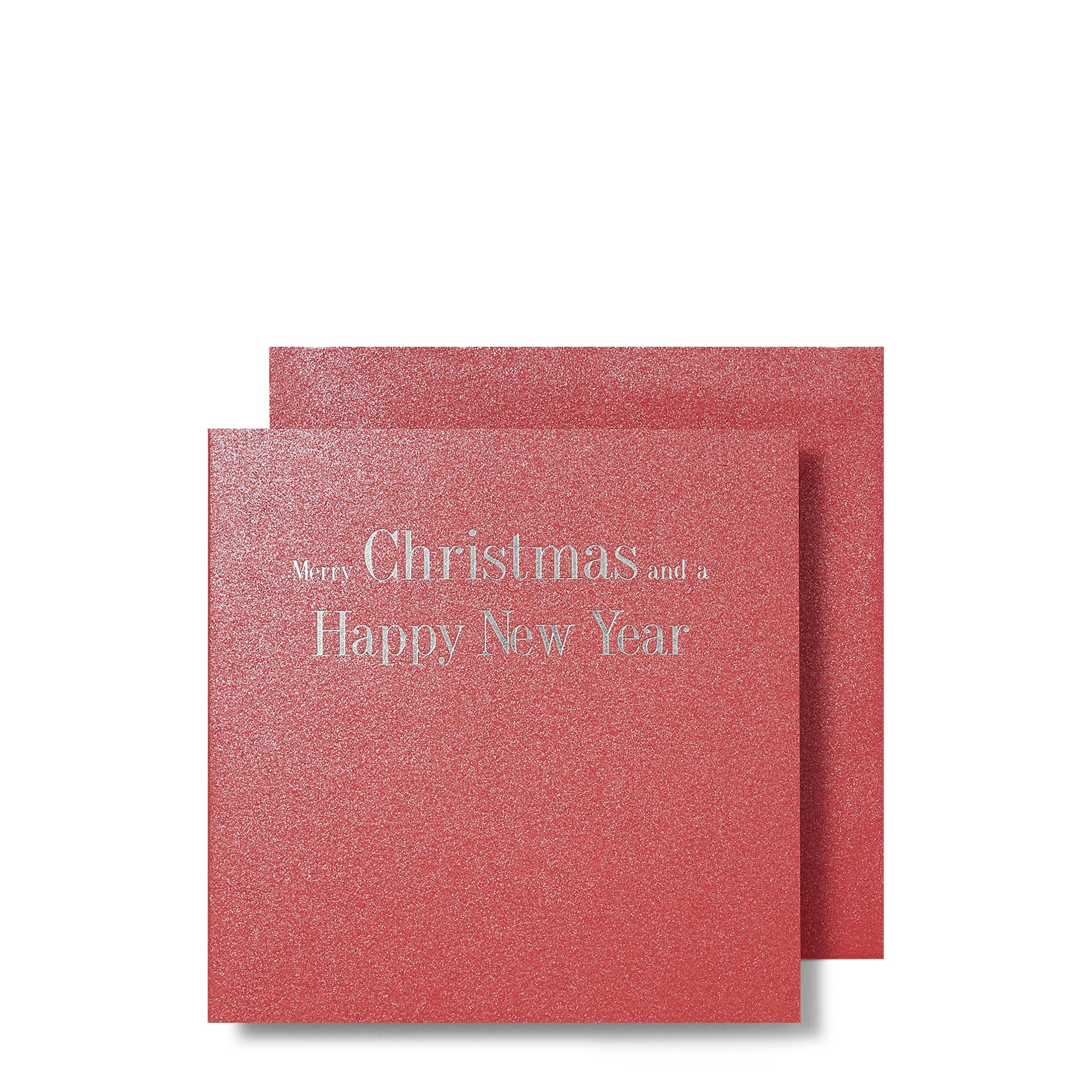 Christmas and New Year Silver Foiled Mini Cards, with Envelope | Boxed Set of 6 | Story of Elegance