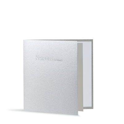 Seasons Greetings Silver Mini Cards-Story of Elegance