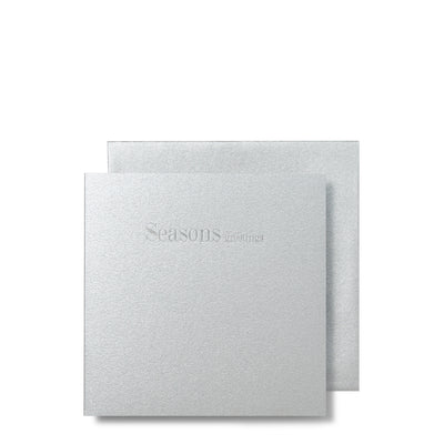Seasons Greetings Silver Mini Cards-Story of Elegance