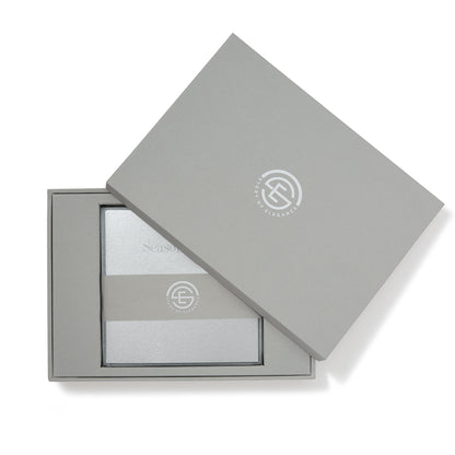 Seasons Greetings Silver Mini Cards-Story of Elegance