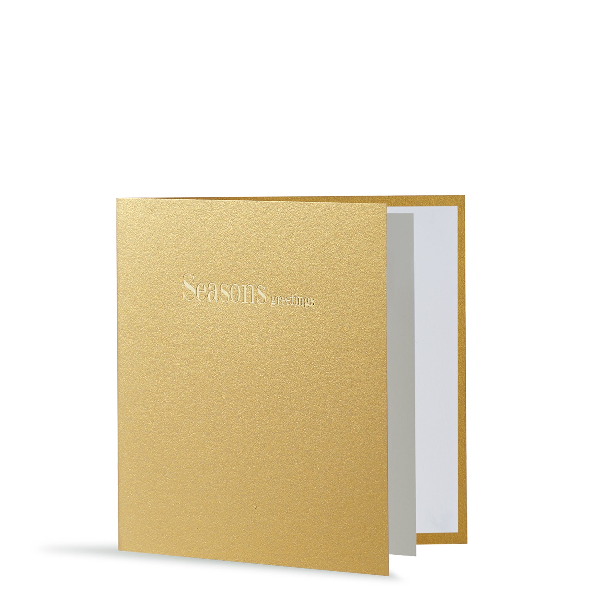 Seasons Greetings Gold Mini Cards-Story of Elegance