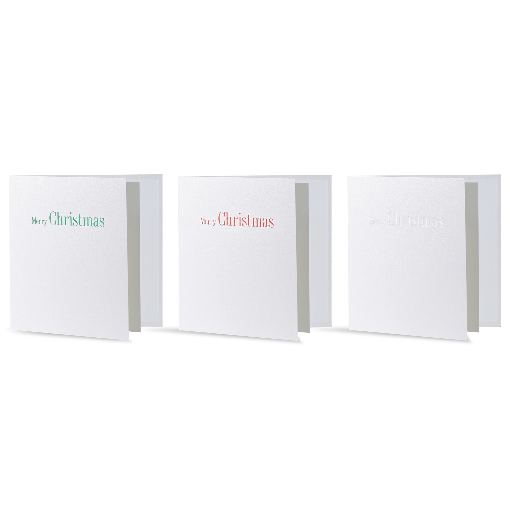 Merry Christmas, Multi Foiled Mini Cards, Sets of 9