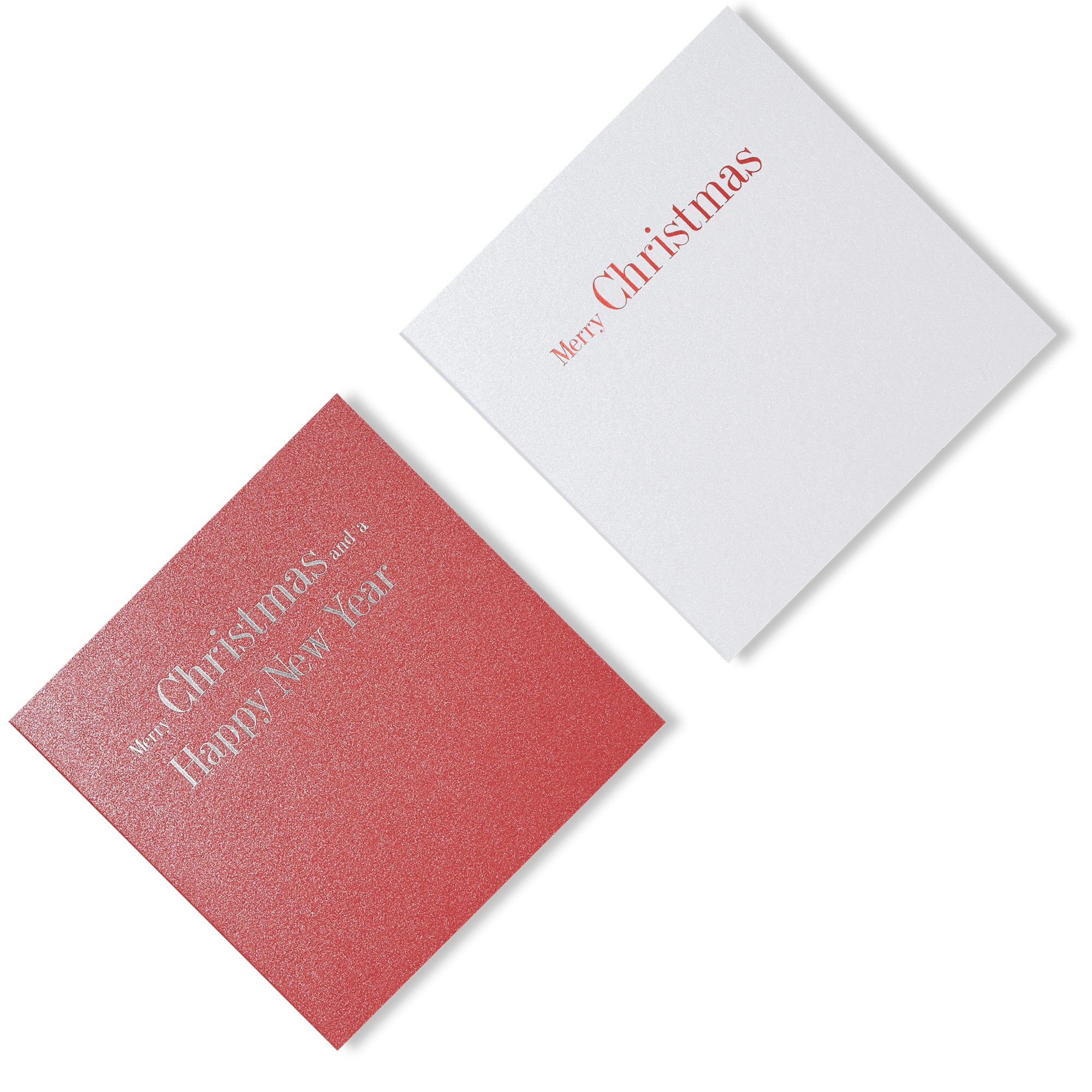 Red Metallics Mini Cards, Set of 8