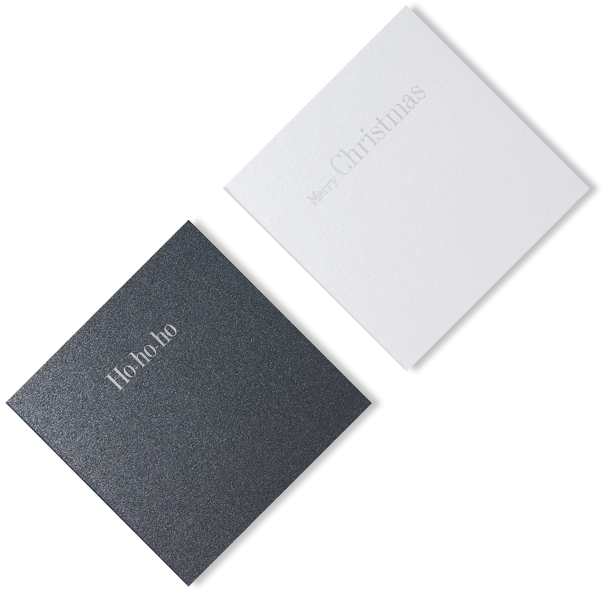 Silver Metallics Foiled Duo Mini Cards, Set of 8