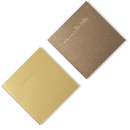 Bronze Gold Mini Cards, Set of 8