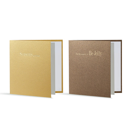 Bronze Gold Mini Cards, Set of 8